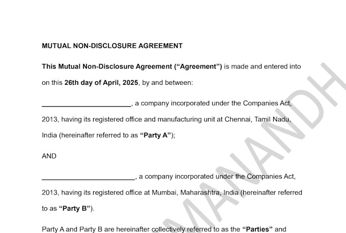 draft professional commercial contracts for your business